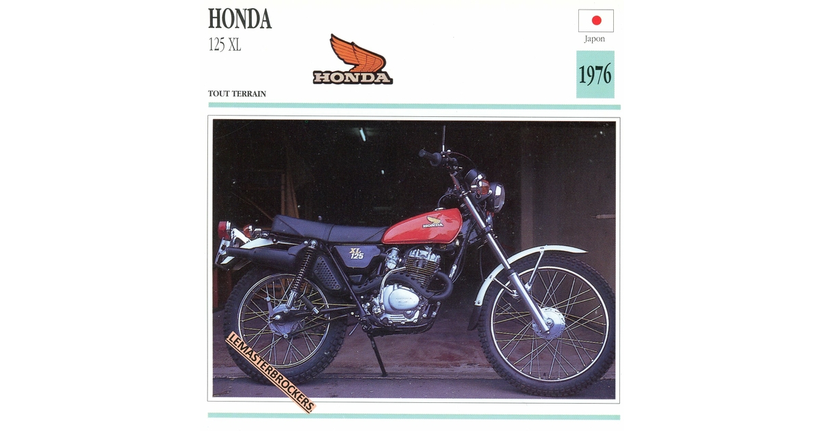 Honda Xl 125 Fiche Technique