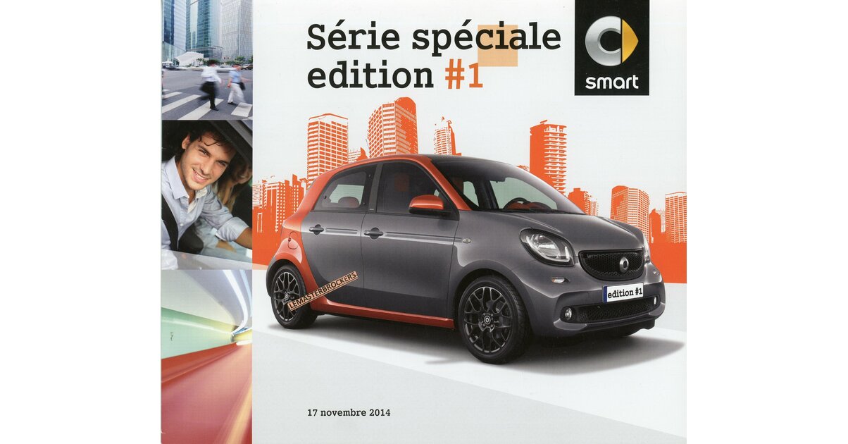 BROCHURE SMART EDITION 1 - CATALOGUE VOITURE PUBLICITAIRE SERIE ...