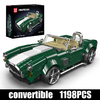 MAQUETTE VOITURE VINTAGE AC COBRA EN BRIQUES TECHNIQUES MOULD KING 10228