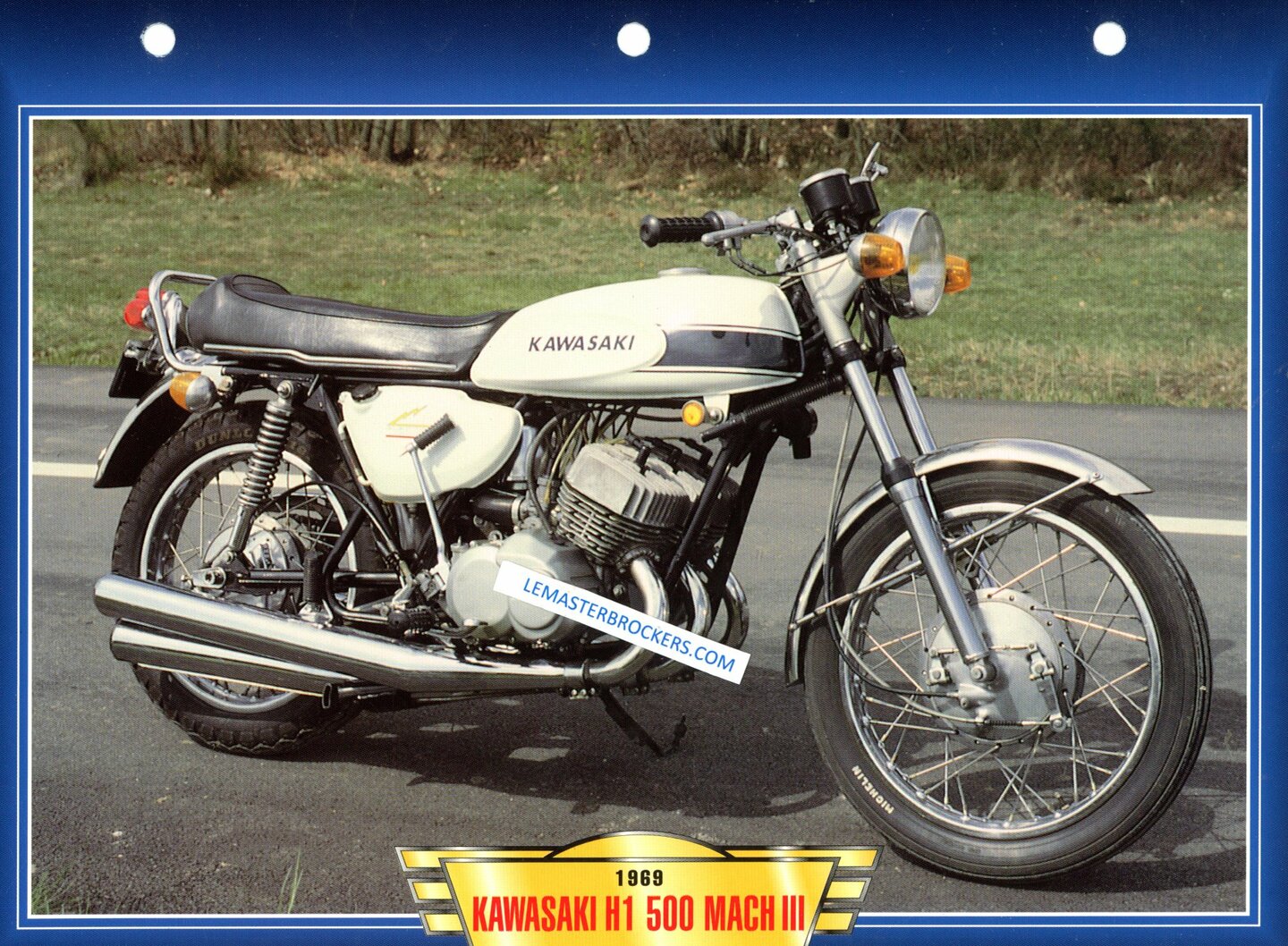 Modèle Moto Kawasaki 500 H1 Mach III - Échelle 1/18 Par Joe Bar Team (Série 2) - Neuf En Boîte