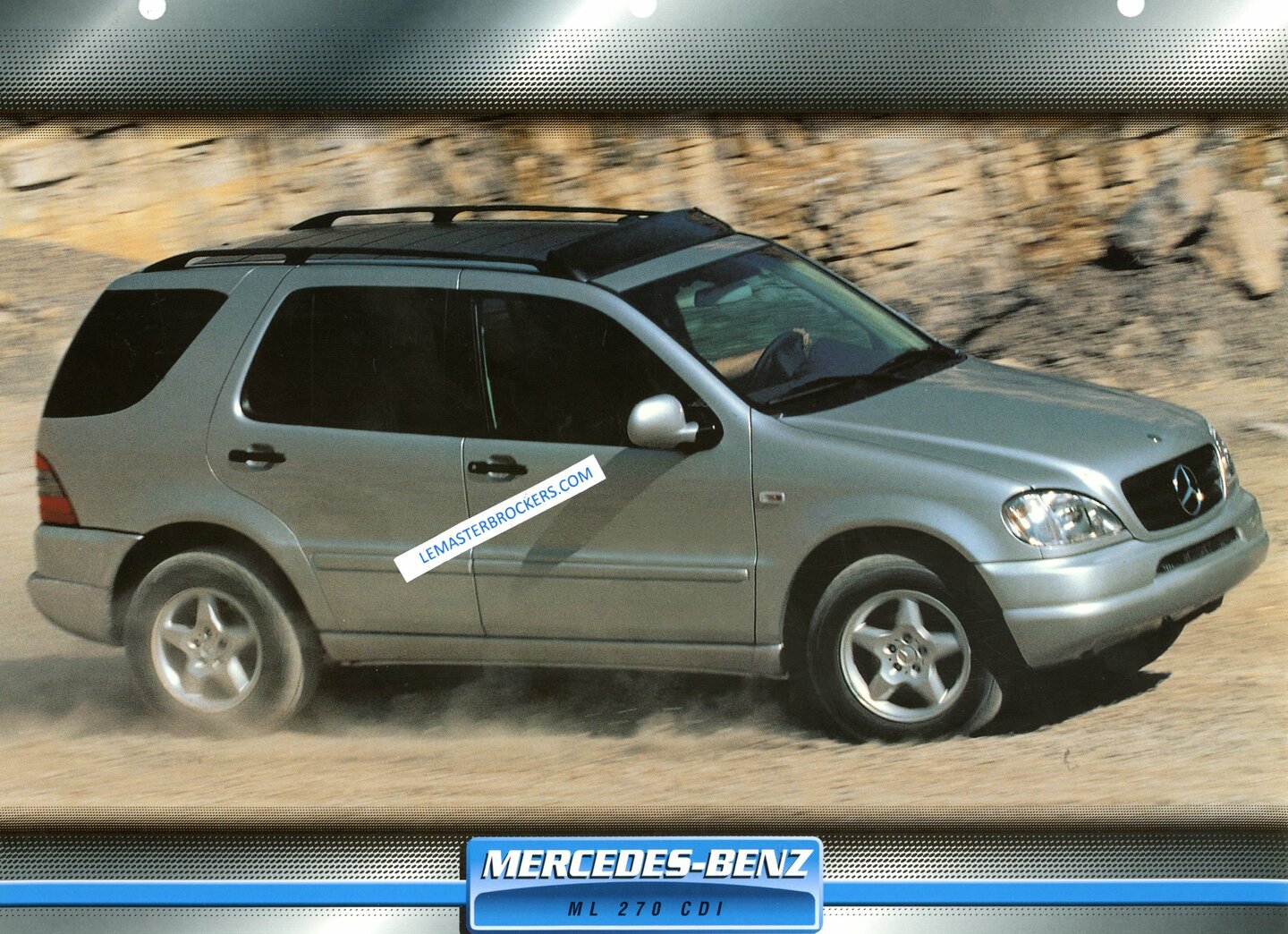 MERCEDES ML 270 CDI ML270 1999 AUTO MOTO BROCHURES FICHES 