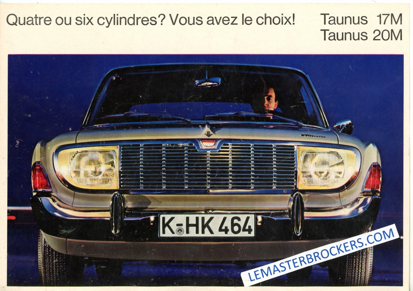 Online Auction: 1961 | Ford Taunus 17M 1600 A Charming And Beautifully Restored Exam