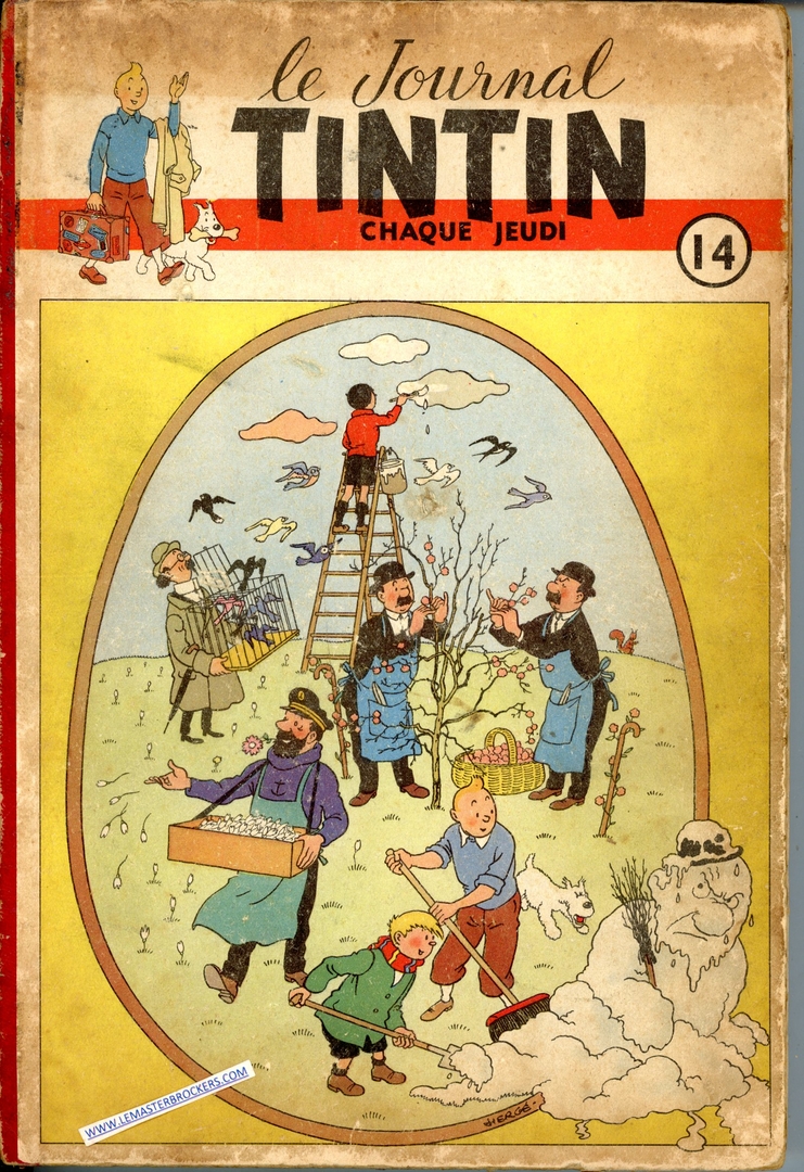 LE JOURNAL DE Tintin N°391 point Tintin présent - Complet - TBE EUR 4