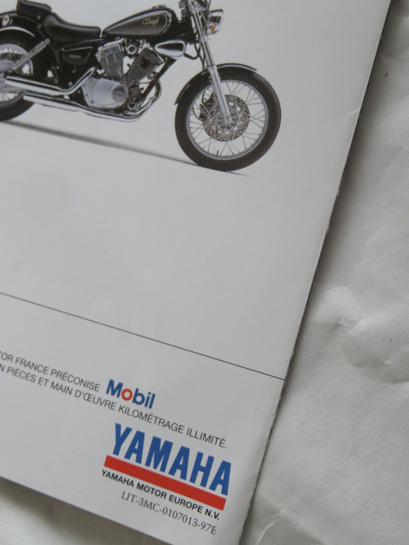 Fiche Technique Virago 125 Yamaha