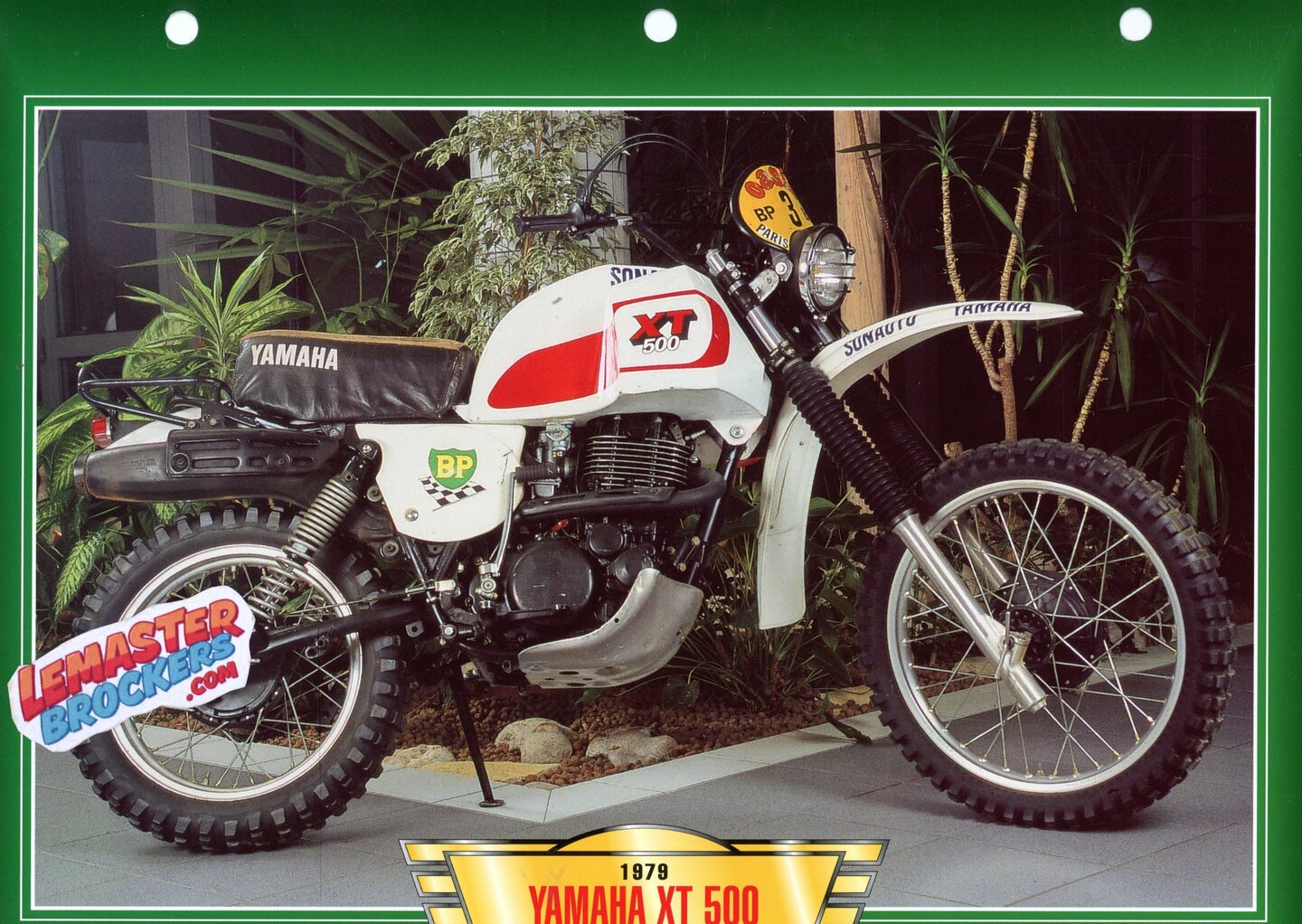 MODELLINO MOTO YAMAHA XT500 Paris Dakar 1979 C. Neveu MODELLINO MOTO YAMAHA XT500 Paris Dakar 1979 C. Neveu