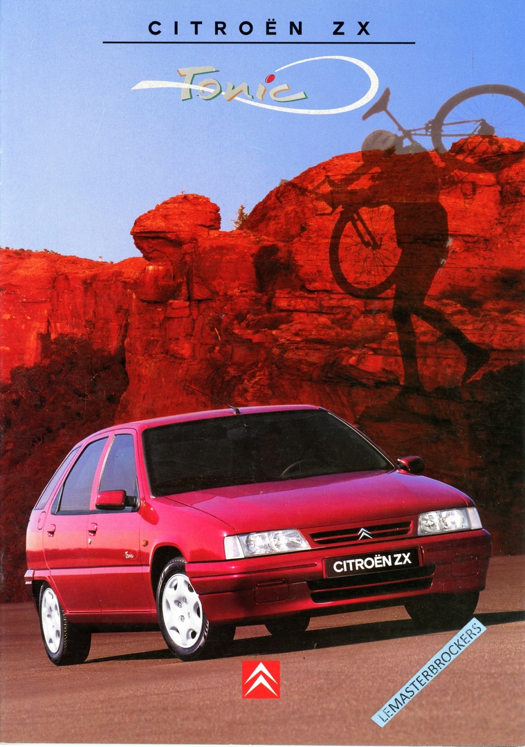 アスリートページ BROCHURE CITROËN ZX TONIC 1996 - DOCUMENTATION AUTOMOBILE PUB AUTO