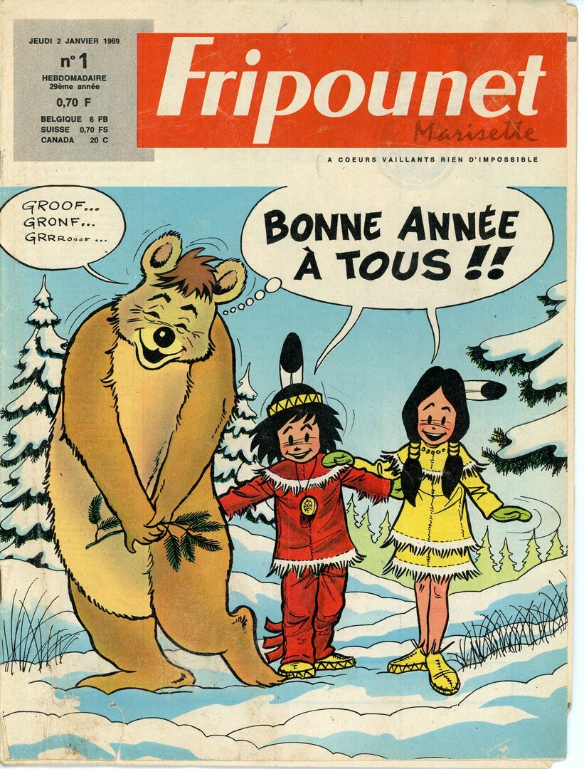 fripounet-et-marisette-n-1-du-2-janvier-1969-journal-bd-fleurus