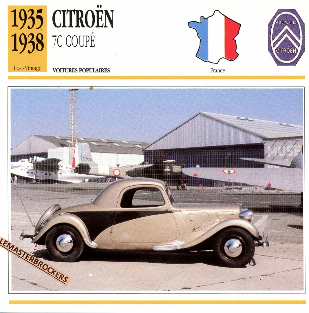 Document D'époque 1939 - Note Technique Citroën Traction 7 & 11 - Garage Concessionnaire