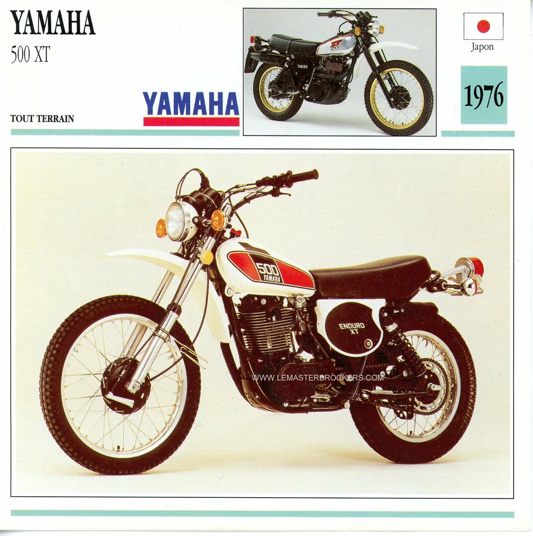 Yamaha 500 Xt Fiche Technique
