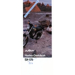 DÉPLIANT-MOTO-AMF-HARLEY-DAVIDSON-SX-175-SX175-LEMASTERBROCKERS-BROCHURE-MOTORCYCLES