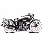 LEMASTERBROCKERS-FICHE MOTO HENDERSON 1912 MOTORCYCLE