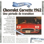 FICHE AUTO CHEVROLET CORVETTE 1962 LEMASTERBROCKERS