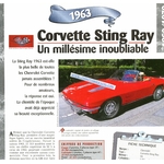 FICHE AUTO CORVETTE STING RAY 1963 LEMASTERBROCKERS