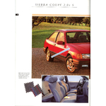 BROCHURE FORD SIERRA COUPES S