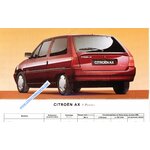 BROCHURE CITROEN AX 1996