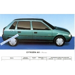BROCHURE CITROEN AX 1996