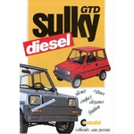 BROCHURE CASALINI SULKY GTD VOITURE SANS PERMIS