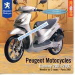 PEUGEOT MOTOCYCLES GAMME 2001-2002