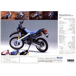 BROCHURE MOTO YAMAHA DT125R 1989