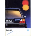 VOLKSWAGEN GOLF GTI G60 16S EDITION ONE CATALOGUE DE 1990