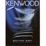 KENWOOD PERSONAL AUDIO BROCHURE LECTEUR PORTABLE CASSETTE