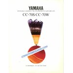 BROCHURE YAMAHA CC-70S CC-70W
