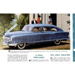 FICHE AUTO NASH AMBASSADOR 1951