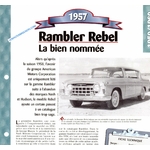 FICHE RAMBLER REBEL 1957