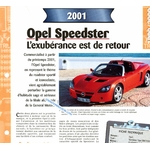 OPEL SPEEDSTER 2001 FICHE TECHNIQUE
