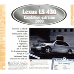 LEXUS LS 430 2000 FICHE TECHNIQUE LS430