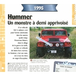 HUMMER 1995 FICHE TECHNIQUE 4X4
