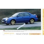 SUBARU IMPREZA GT TURBO 1993 FICHE TECHNIQUE