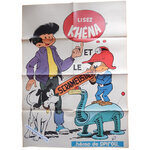 LISEZ KHENA ET LE SCRAMEUSTACHE  POSTER AFFICHE