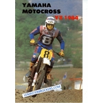 BROCHURE MOTOCROSS YAMAHA YZ 1984