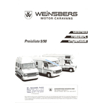WEINSBERG COMOS METEOR IMPERALE DE 1990 BROCHURE CAMPING-CAR