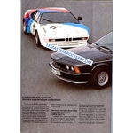 CATALOGUE BMW 630 CS 633 635 CSI 630CS 633CSI 635CSI - 1978
