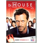 DVD Dr HOUSE - SAISON 1 - ÉPISODES 9 À 11