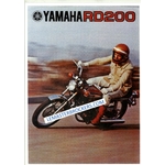 BROCHURE MOTO YAMAHA RD 200 RD200