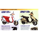 FICHE SCOOTER HONDA 125 LEAD SPACY