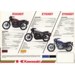 BROCHURE-MOTO-KAWASAKI-Z550-Z750-Z1100-GT-LEMASTERBROCKERS-FICHE-MOTO