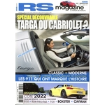 RS MAGAZINE 249 - PORSCHE TARGA OU CABRIOLET - 911