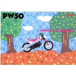 BROCHURE MOTO YAMAHA PW 50 PW50 JUNIOR MOTOCROSSER