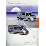 BROCHURE CATALOGUE CAMPING-CAR VAN CI ELLIOT RIVIERA MIZAR KYROS DE 2011