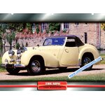 FICHE AUTO TRIUMPH 1800 ROADSTER 1948 LITTÉRATURE AUTOMOBILE