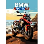 AFFICHE MOTO BMW R1200GS - IMPRESSION SUR TOILE