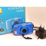 NIKON COOLPIX W100 BLEU APPAREIL PHOTO NUMERIQUE ETANCHE