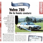 FICHE TECHNIQUE VOLVO 780 COUPE V6 1985