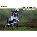 BROCHURE MOTO HONDA MTX 50 R MTX50R EN JAPONAIS