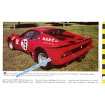 FICHE AUTO FERRARI 365 GT 4 BB 24H DU MANS 1978