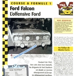 FORD FALCON - FICHE COURSE ET FORMULE 1 1963-1964